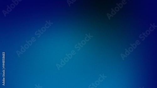 Dark blue to cyan gradient seamless loop background. Soft grainy texture, 4K.