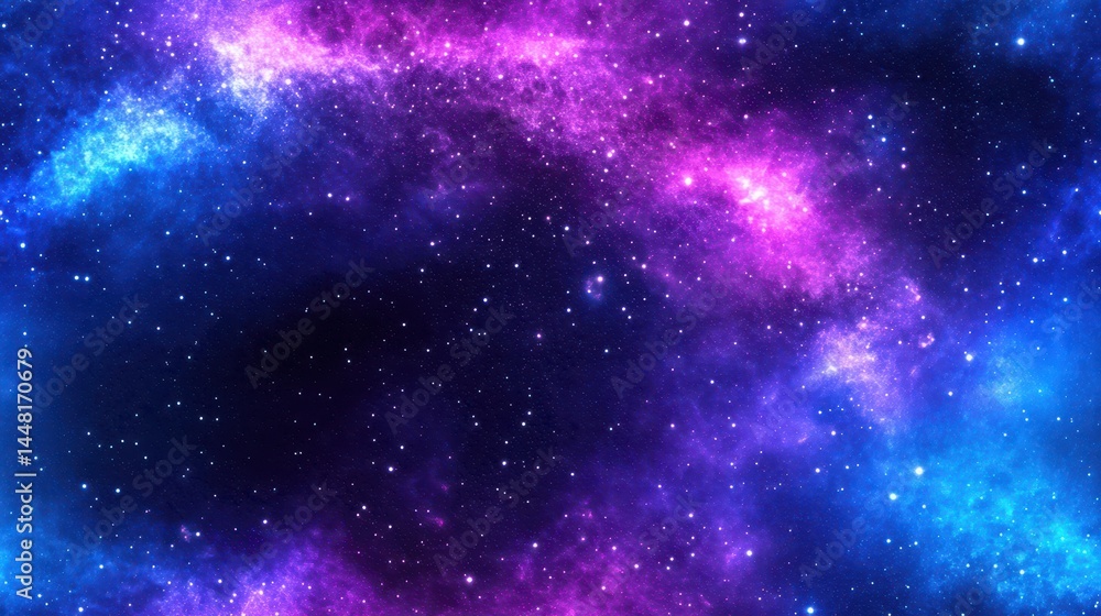Mystic Galaxy: A mesmerizing image captures the breathtaking beauty of the cosmos, revealing a vibrant tapestry of stars, nebulae, and celestial wonders.