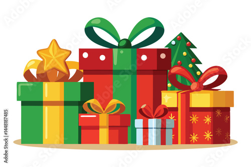 gift box with ribbon