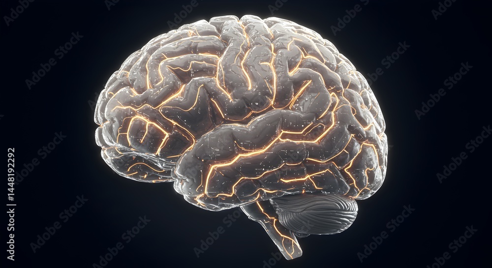 Radiant Neural Pathways: A Digital Interpretation of the Human Brain's Intricacy Radiant Neural Pathways: A Digital Interpretation of the Human Brain's Intricacy