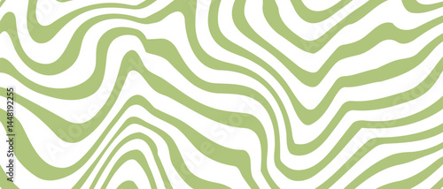 Set of abstract wavy seamless patterns in y2k style. Trendy retro psychedelic backgrounds in 90s, 00s style. Hippie, trippy patterns with waves and organic shapes