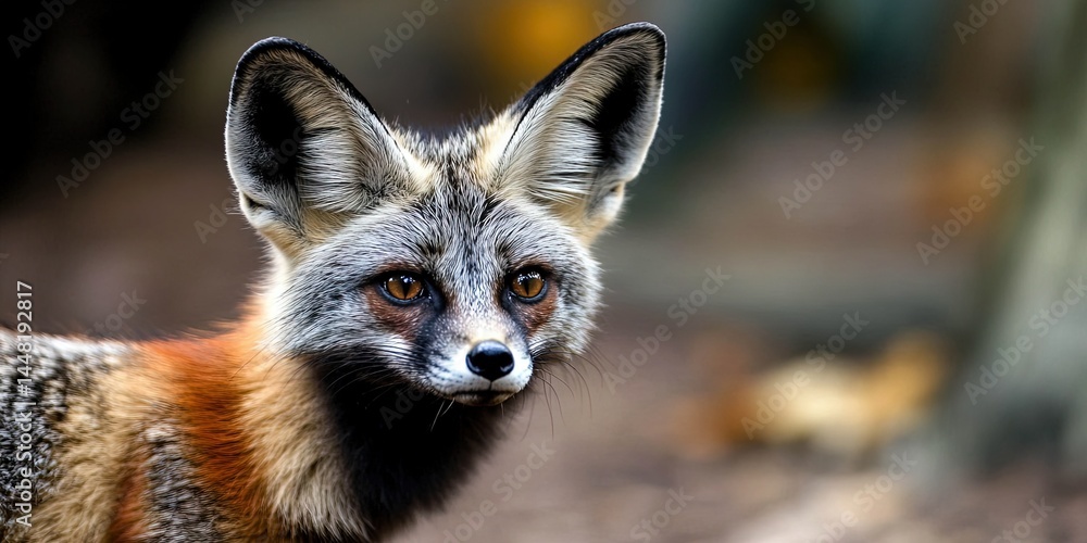 Fototapeta premium photo of bat eared fox 