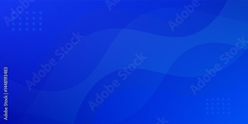 PrintAbstract blue color background. Dynamic shapes composition modern.
