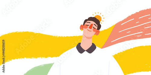 An illustration of a person...