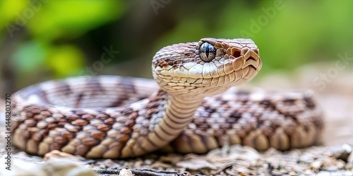 photo of eastern diamondback rattlesnake