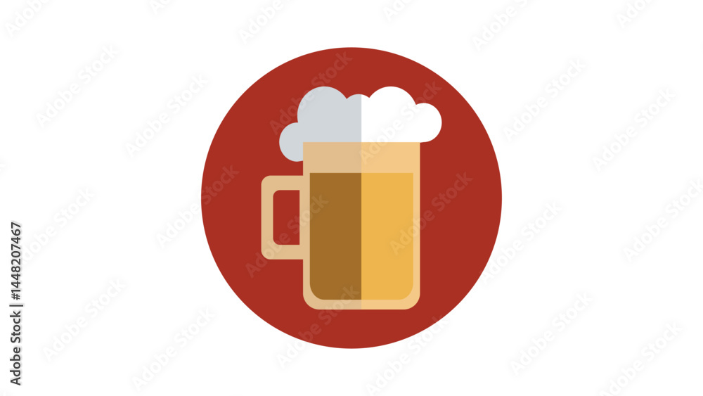 Vector Beer Mug Icon – EPS Vector Beer Mug Icon – EPS