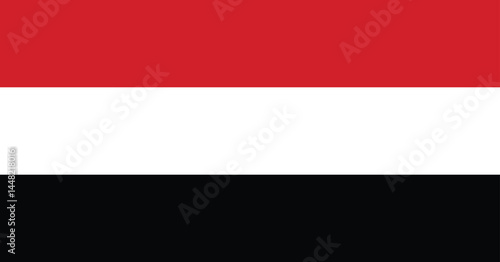 National flag of Yemen country , Yemen flag 