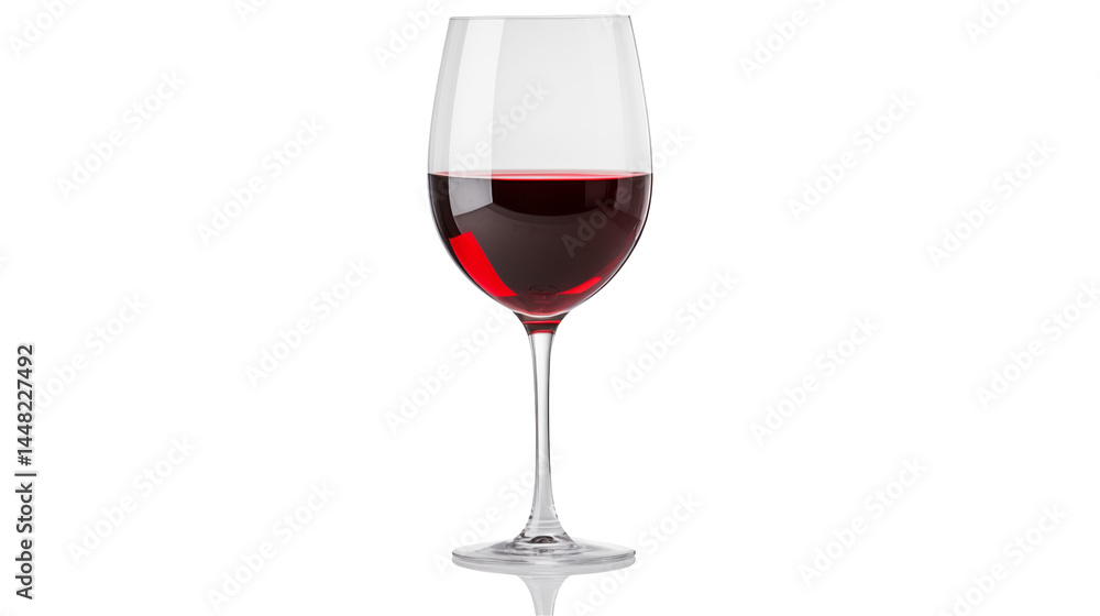 Elegant Red Wine Glass Against a Dark Background of Sophistication Elegant Red Wine Glass Against a Dark Background of Sophistication