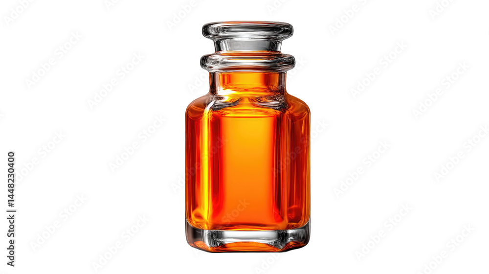 Essence of amber: An elegant glass bottle, meticulously crafted to showcase the captivating amber liquid within, captures the essence of warmth and sophistication. Essence of amber: An elegant glass bottle, meticulously crafted to showcase the captivating amber liquid within, captures the essence of warmth and sophistication.