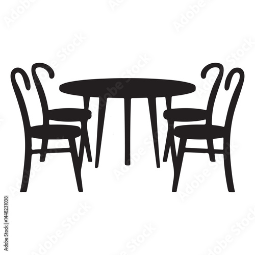 table and chairs