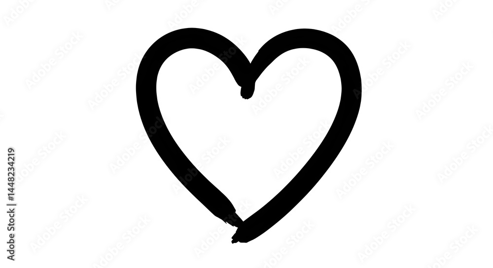 Símbolo caligráfico de corazón. Ilustración romántica vectorial que simboliza unión, pasión y boda. Diseño caligráfico para San Valentín. Plantilla para camisetas, tarjetas e invitaciones. Símbolo caligráfico de corazón. Ilustración romántica vectorial que simboliza unión, pasión y boda. Diseño caligráfico para San Valentín. Plantilla para camisetas, tarjetas e invitaciones.