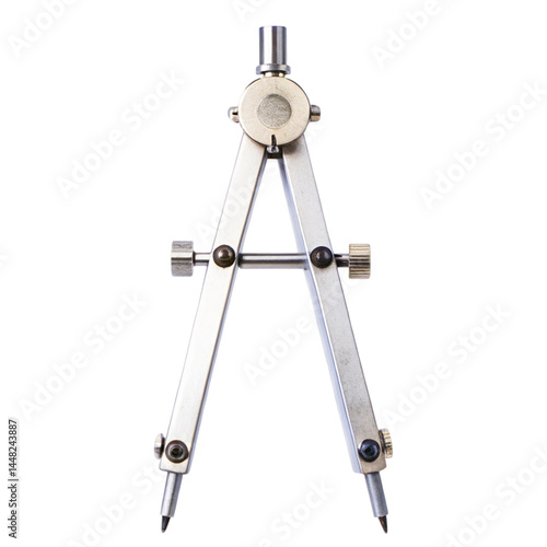 compasses on white background