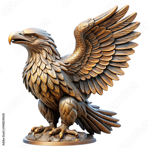 eagle with red plumage predatory birds