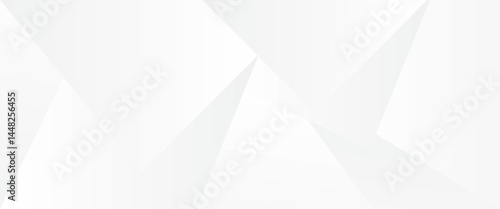 Vector abstract white modern geometric background