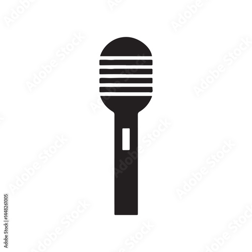 Old-school microphone design for media, sound, and radio purposes

