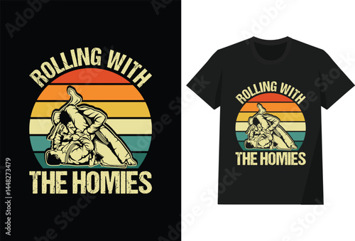 Rolling With The Homies T shirt Design