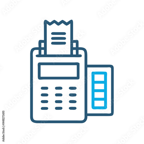 Point of Sale Terminal Icon Representing Retail Payment and Transaction Processing