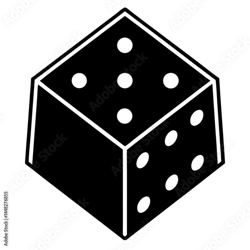 dice on a white background