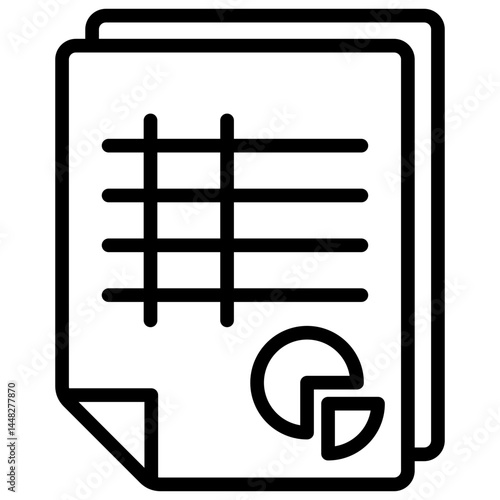 Spreadsheet - Financial Data Presentation Analyzing Reports and Charts