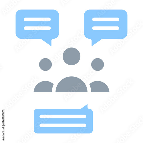 Forum Glyph Color Icon