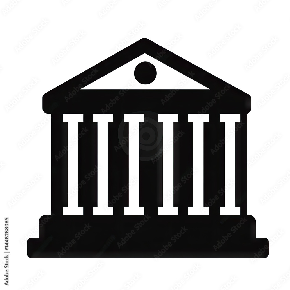 An iconic building with classical architecture featuring columns and a dome. set against a clear sky. symbolizing heritage and culture. ideal for educational and historical contexts An iconic building with classical architecture featuring columns and a dome. set against a clear sky. symbolizing heritage and culture. ideal for educational and historical contexts