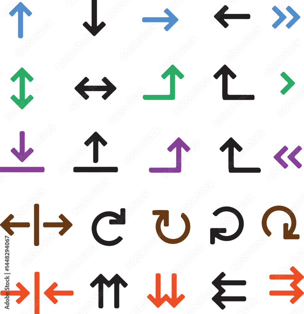 set of arrows set of arrows