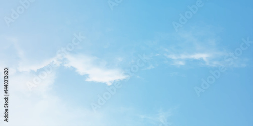 sunny sky blue light watercolor background. Aquarelle painting brush effect card paper textured canvas cloudy smoke space for text, entertaining card, template. aquamarine color graphics illustration