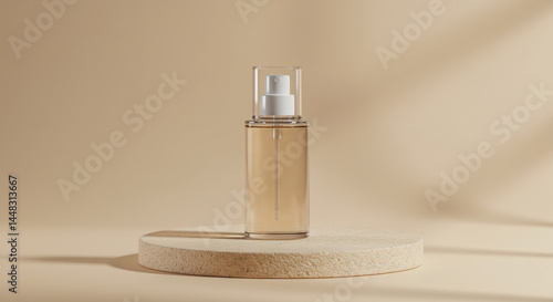 bottle of perfume mockup