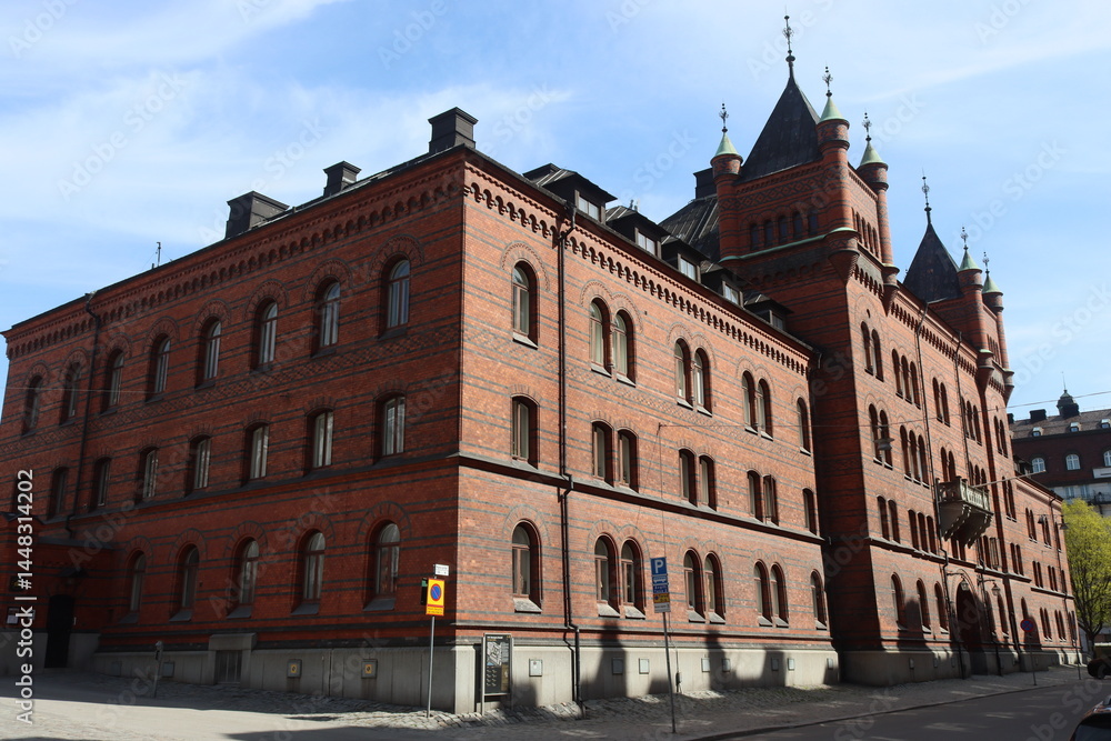 Fototapeta premium The Royal Stables is the mews of the Swedish Monarchy which provides both the ceremonial transport for the Swedish Royal Family during state events and festive occasions.