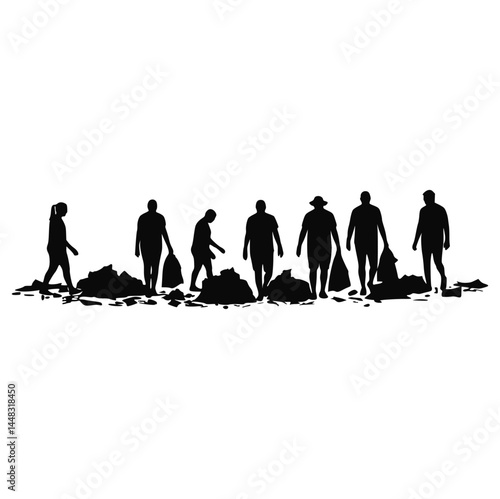 Volunteers Cleaning Beach for World Oceans Day – Save Our Oceans Together