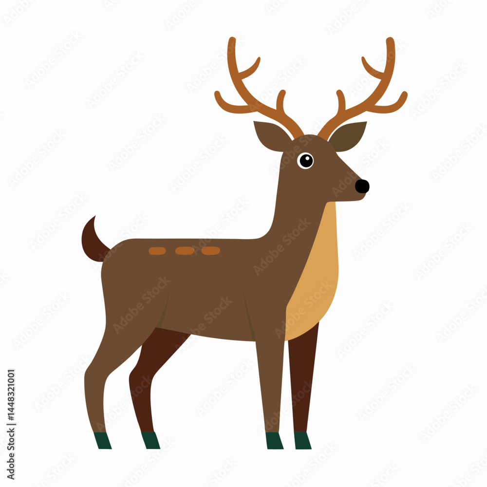 deer vector illustration deer vector illustration