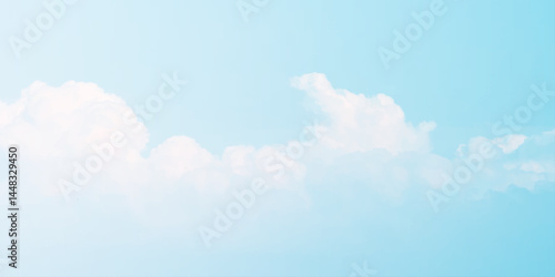 sunny sky blue light watercolor background. Aquarelle painting brush effect card paper textured canvas cloudy smoke space for text, entertaining card, template. aquamarine color graphics illustration