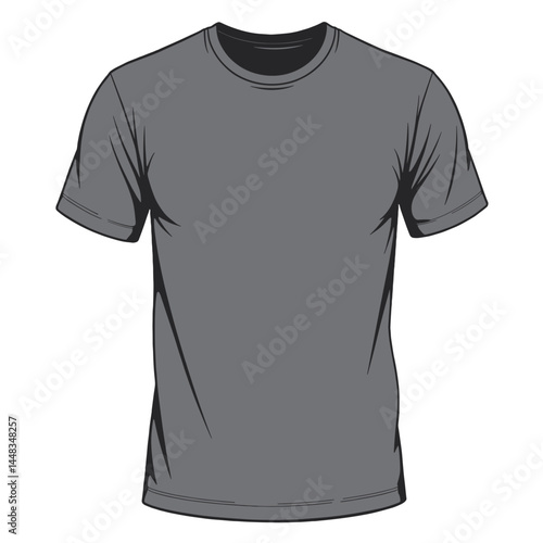 Gray T-Shirt Design