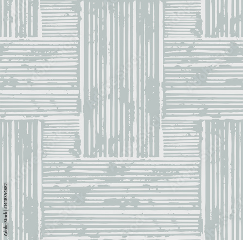 Brush strokes parquet pattern. Hand drawn flooring seamless background. Floor tiles vector artistic illustration