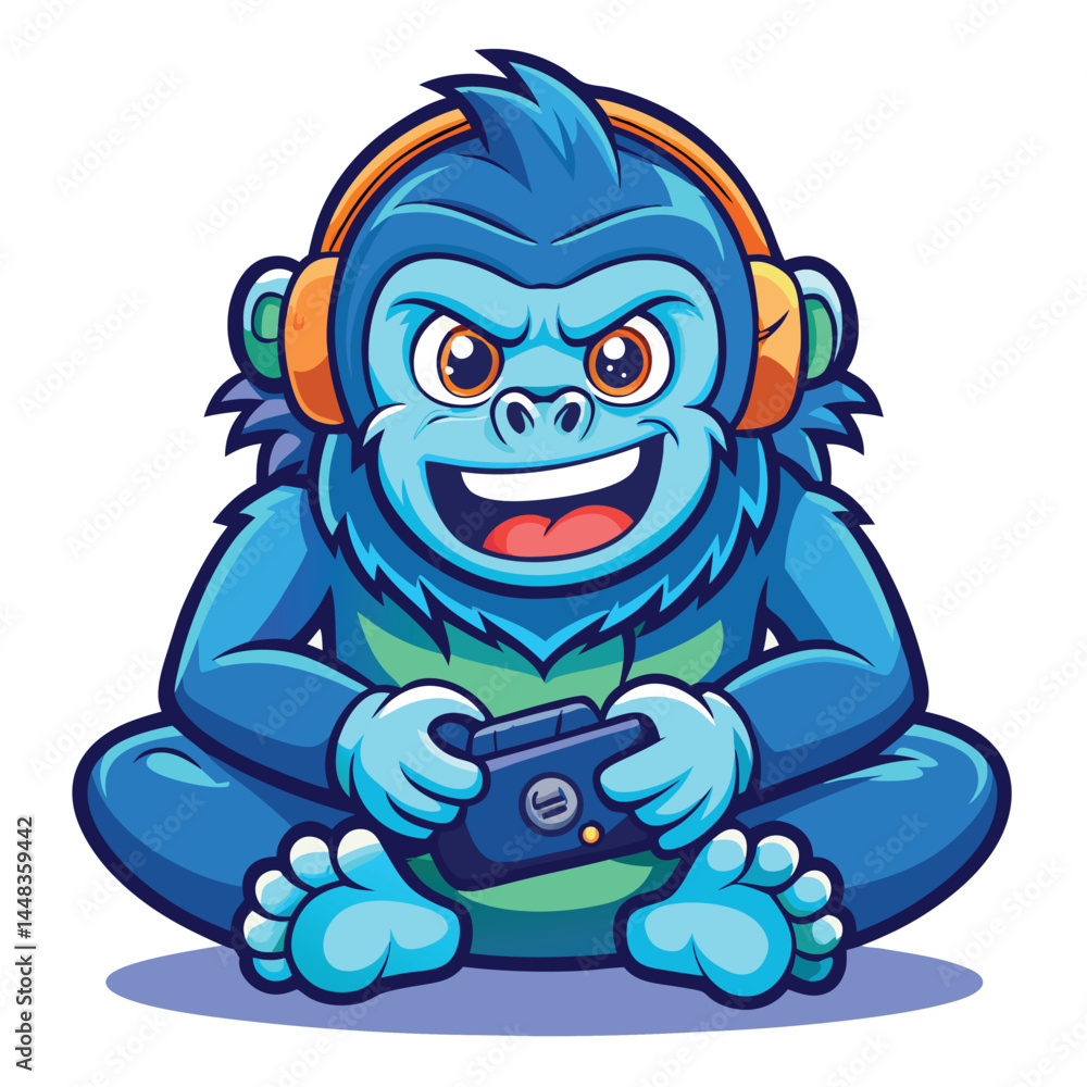 Fototapeta premium cartoon zombie with a smile