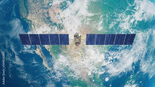 Satellite Orbits Earth While Capturing Stunning View of Mexico