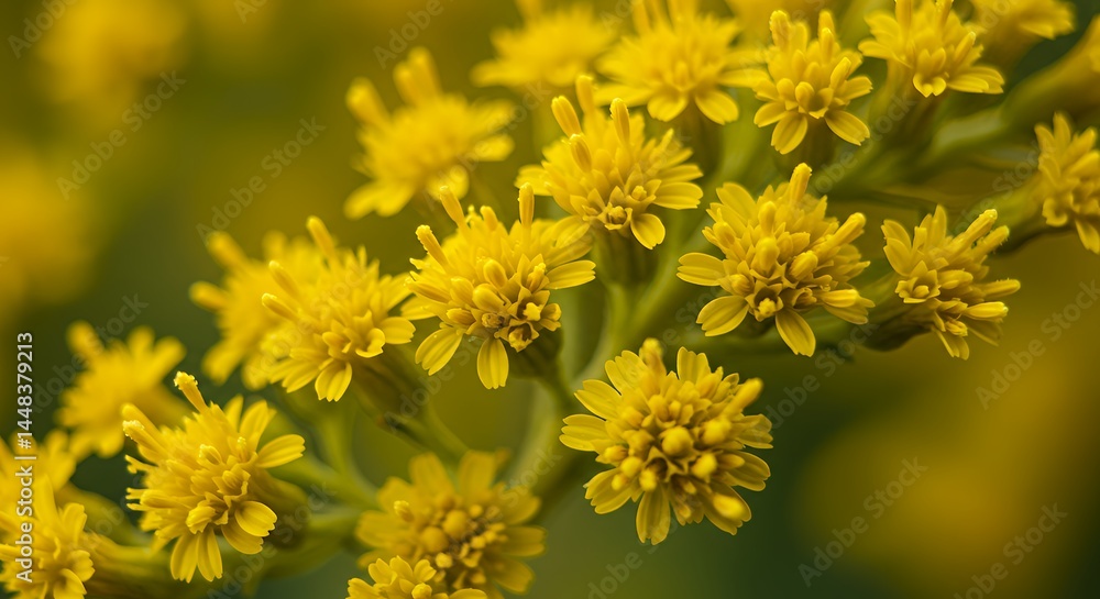 Blooming Yellow Flowers in Close-Up Floral Arrangement Blooming Yellow Flowers in Close-Up Floral Arrangement