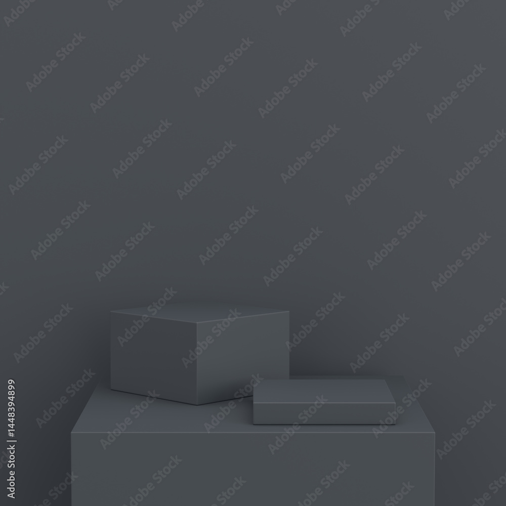 Modern Product Podium. 3D Backdrop. 3D illustration. Modern Product Podium. 3D Backdrop. 3D illustration.