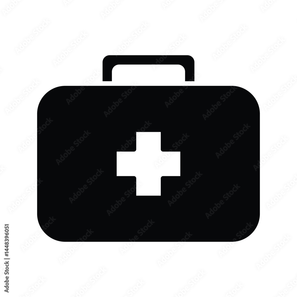 Medical box icon. First aid kit sign. vector illutration Medical box icon. First aid kit sign. vector illutration