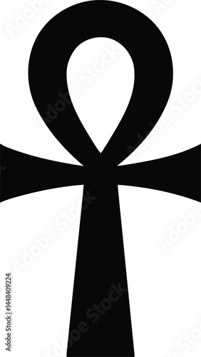 Ankh Silhouette Icon