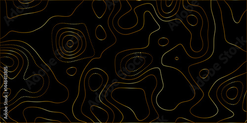 Abstract papercut design. Background of the topographic map. modern wallpaper texture and realistic design used for banner and posters, mountain relief geographic pattern. vector illustration.	