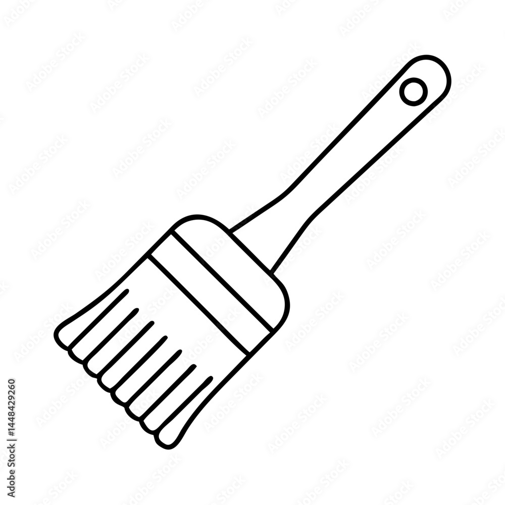 basting brush icon, basting brush vector illustration-simple illustration of basting brush, perfect for basting brush logos and icons basting brush icon, basting brush vector illustration-simple illustration of basting brush, perfect for basting brush logos and icons