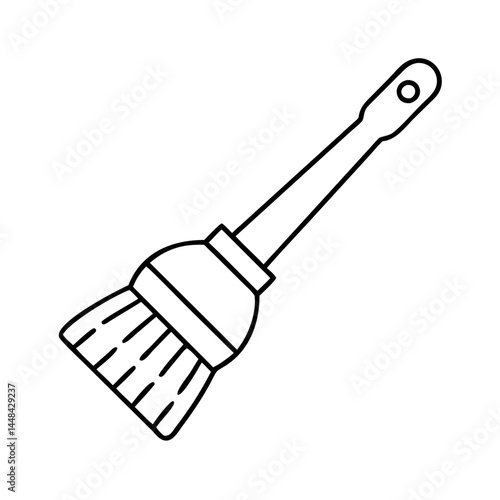 basting brush icon, basting brush vector illustration-simple illustration of basting brush, perfect for basting brush logos and icons