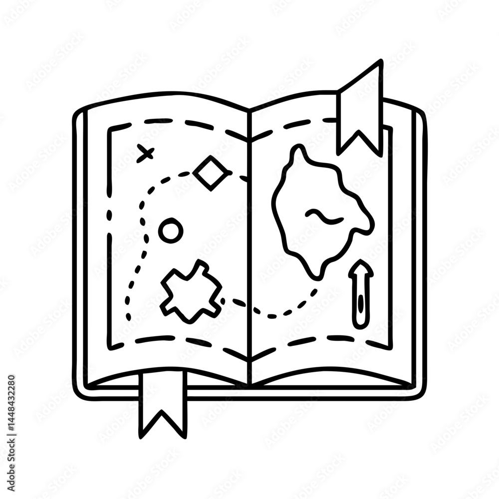 book with a fantasy map icon, book with a fantasy map vector illustration-simple illustration of book with a fantasy map, perfect for book with a fantasy map logos and icons book with a fantasy map icon, book with a fantasy map vector illustration-simple illustration of book with a fantasy map, perfect for book with a fantasy map logos and icons