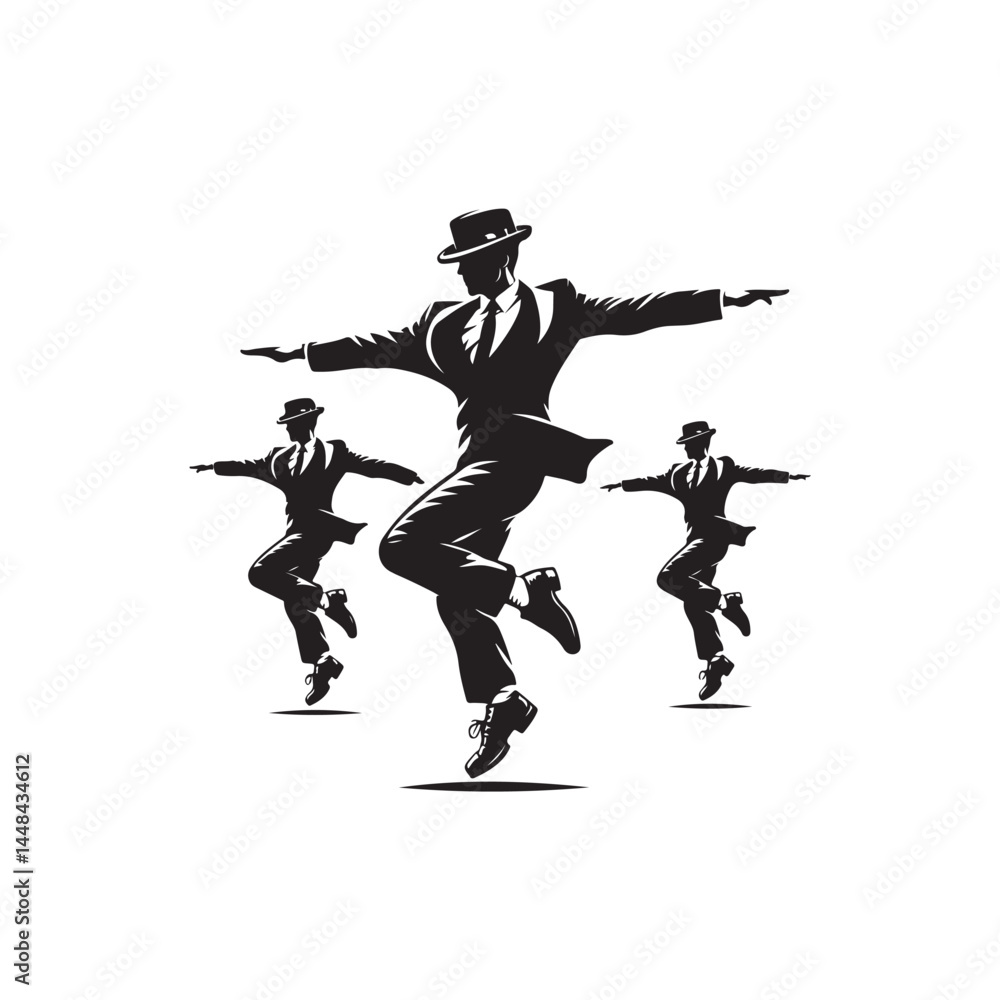 Tap Dance Dancers Vector (4).eps Tap Dance Dancers Vector (4).eps