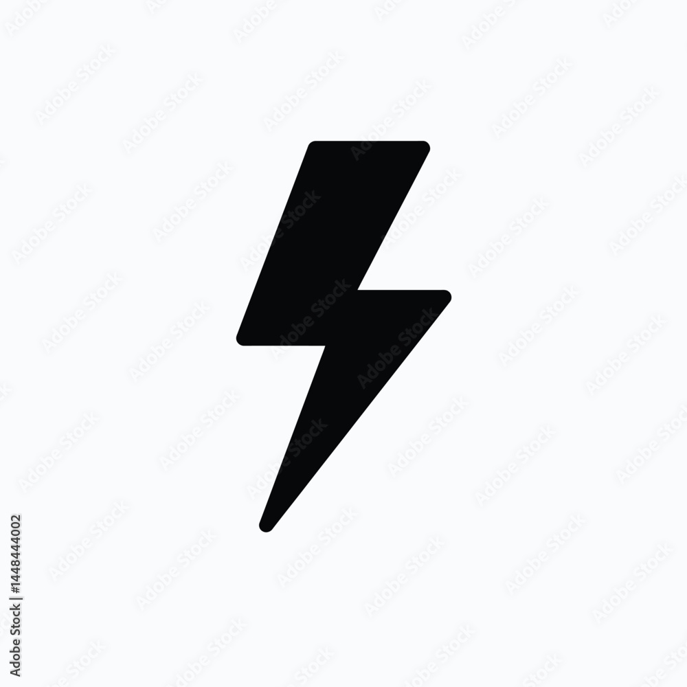 Lightning icon set. Vector Lightning icon set. Vector