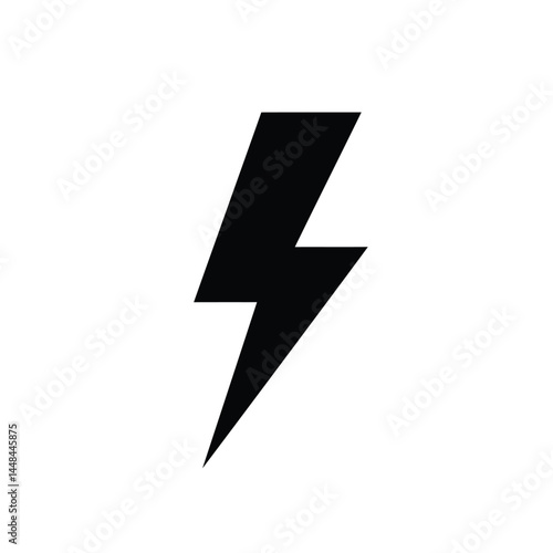 Lightning icon set. Vector