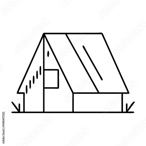 shelter tarp icon, shelter tarp vector illustration-simple illustration of shelter tarp, perfect for shelter tarp logos and icons