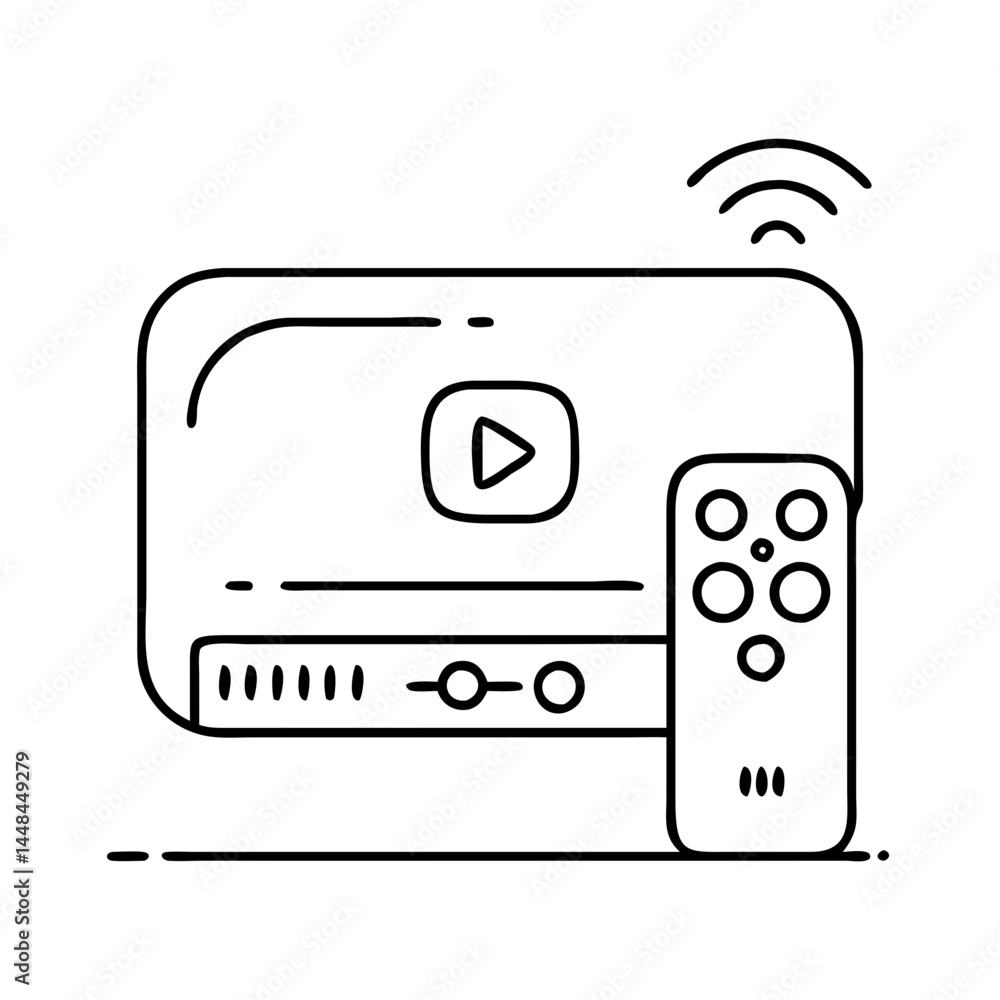 streaming device e g roku apple tv icon streaming device e g roku apple tv icon