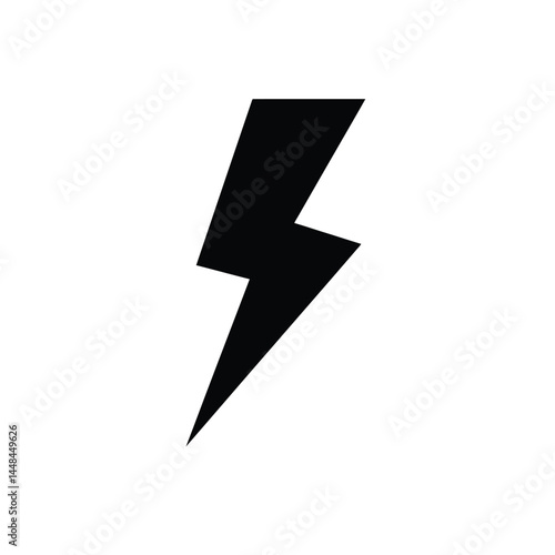 Lightning icon set. Vector